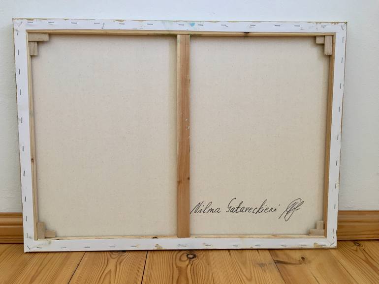 Original Abstract Water Painting by Vilma Gataveckiene