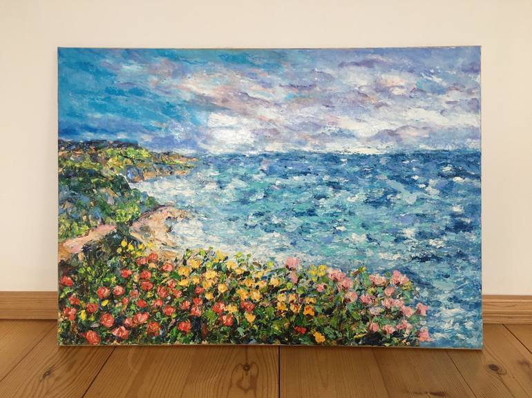 Original Seascape Painting by Vilma Gataveckiene