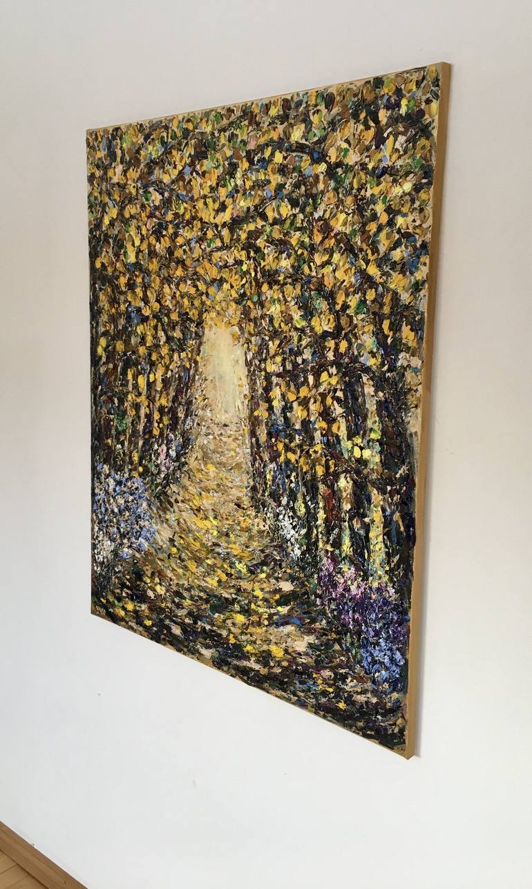 Original Tree Painting by Vilma Gataveckiene