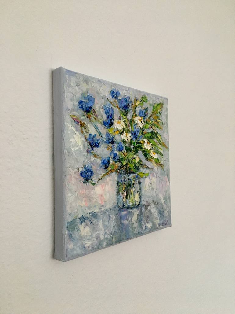Original Abstract Still Life Painting by Vilma Gataveckiene