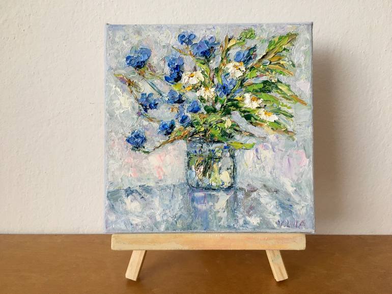 Original Abstract Still Life Painting by Vilma Gataveckiene