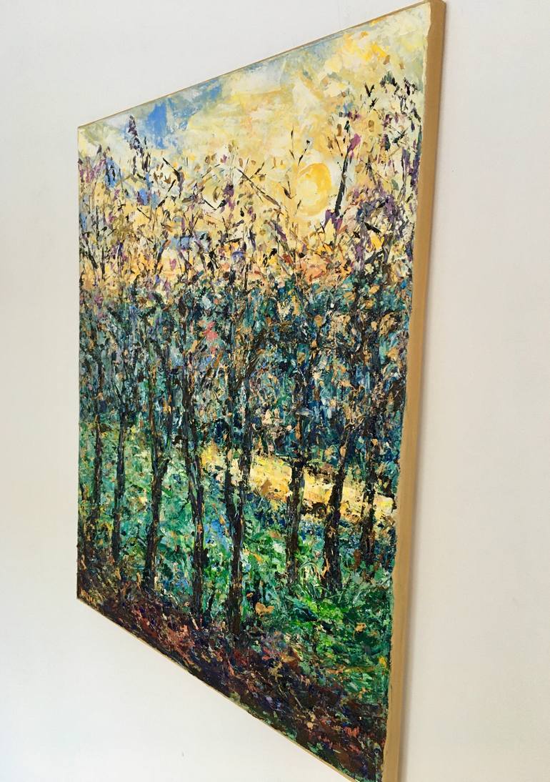 Original Impressionism Landscape Painting by Vilma Gataveckiene