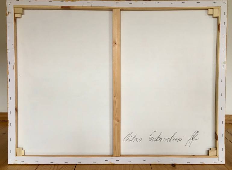 Original Abstract Floral Painting by Vilma Gataveckiene