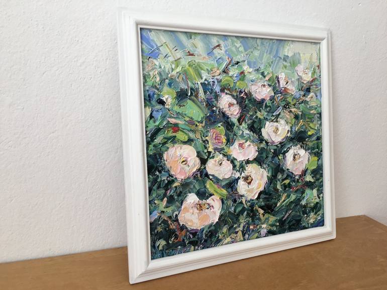 Original Impressionism Floral Painting by Vilma Gataveckiene