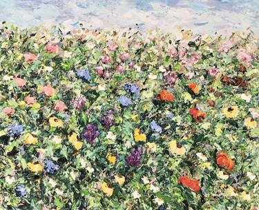 Print of Floral Paintings by Vilma Gataveckiene