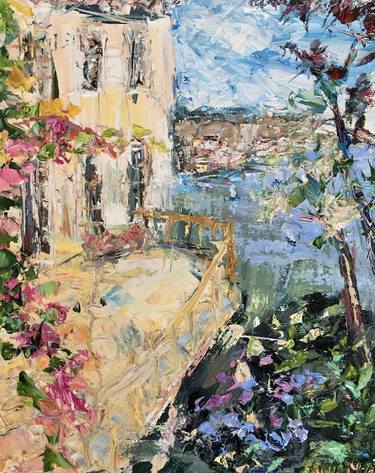 Print of Impressionism Landscape Paintings by Vilma Gataveckiene