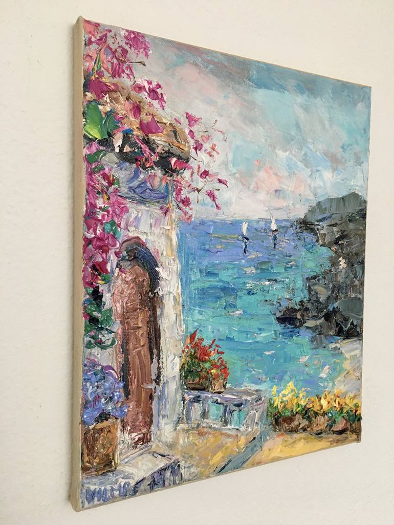 Original Seascape Painting by Vilma Gataveckiene