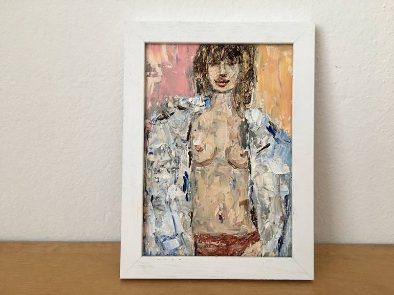 Original Erotic Painting by Vilma Gataveckiene