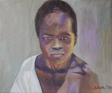 Print of Figurative Portrait Paintings by Linda Adiele