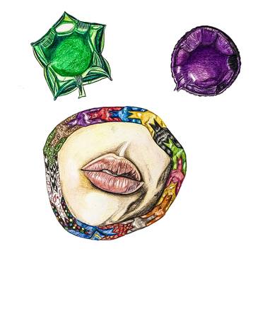 Original Conceptual Fantasy Drawing by Jermaine Tyrone