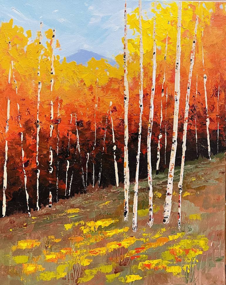 Original Impressionism Landscape Paintings by Nisha Ghela