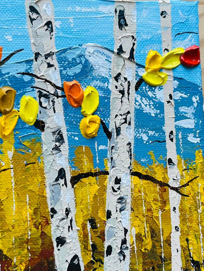 Original Abstract Tree Painting by Nisha Ghela