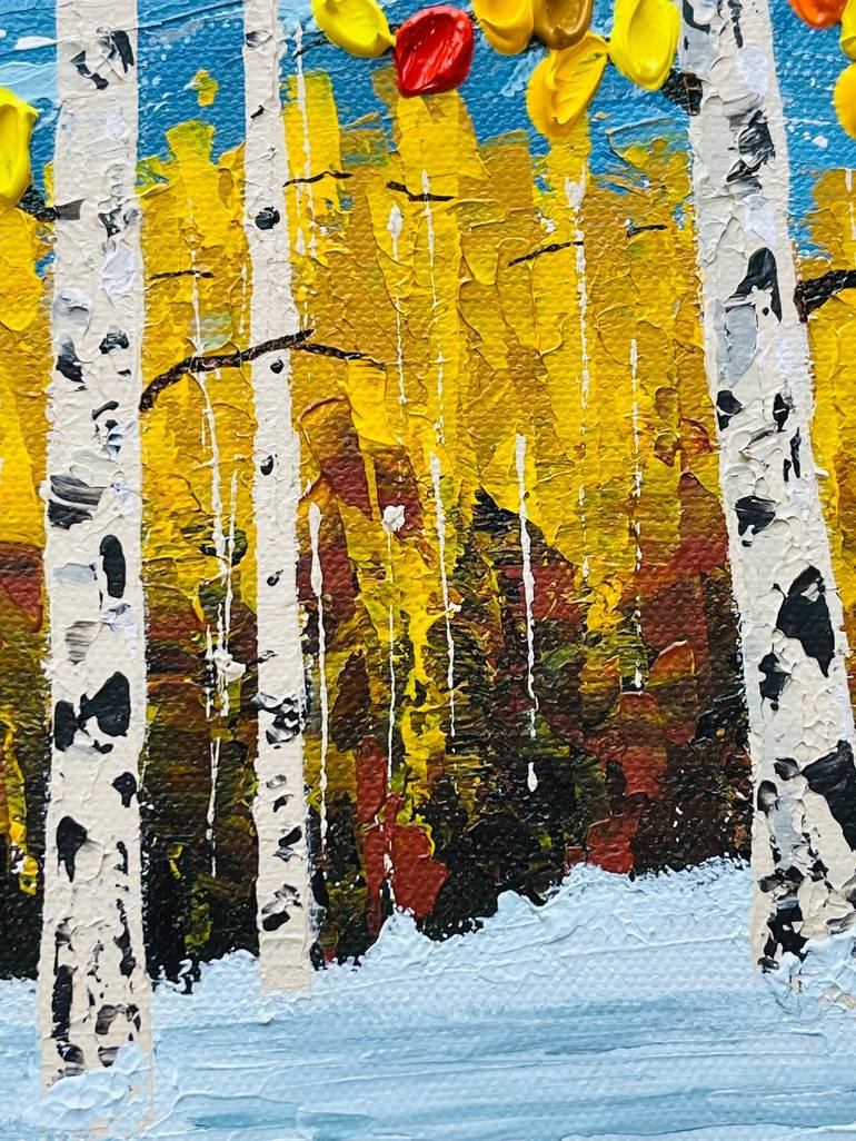 Original Abstract Tree Painting by Nisha Ghela