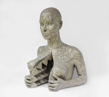Original Surrealism Nude Sculpture by Roberto Arduini
