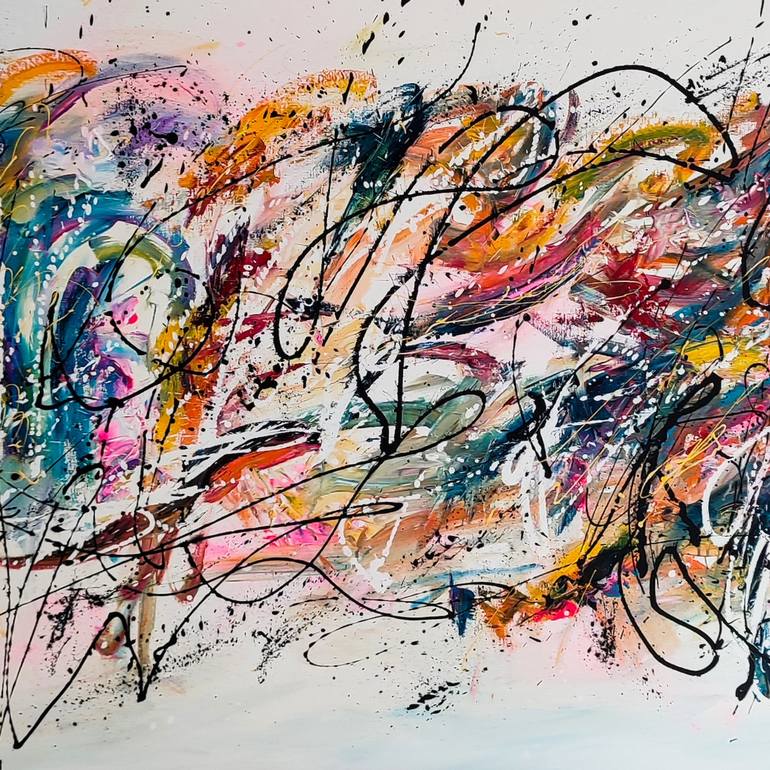 Original Contemporary Abstract Painting by Âme SAUVAGE