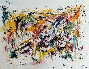 Original Abstract Painting by Âme SAUVAGE