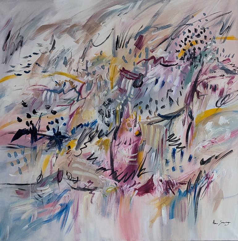 Original Abstract Paintings by Âme Sauvage