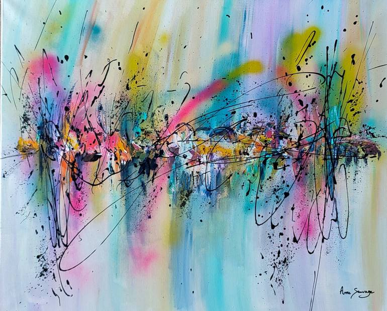 Original Abstract Paintings by Âme Sauvage