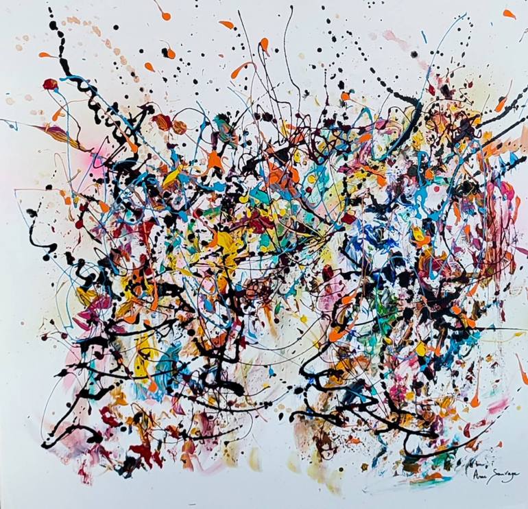 Original Abstract Paintings by Âme Sauvage