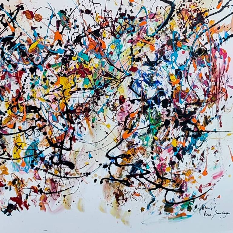 Original Abstract Painting by Âme Sauvage