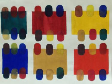 Print of Abstract Children Paintings by Derra St Denis