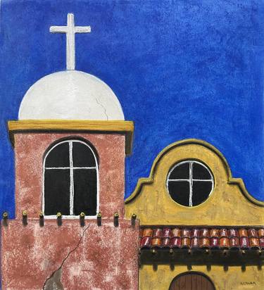 Original Contemporary Architecture Painting by Daniel Nowak