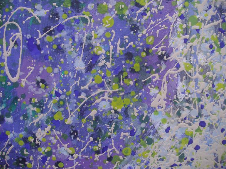 Original Abstract Expressionism Abstract Painting by LUIS MIGUEL APARISI