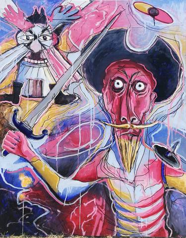Original Expressionism World Culture Painting by Luis Miguel Aparisi