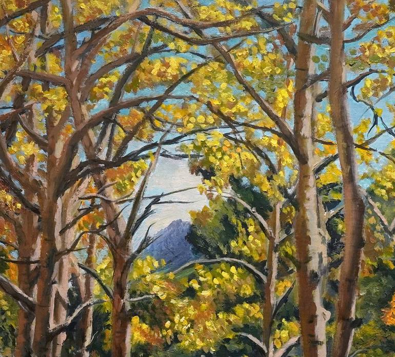 Original Impressionism Landscape Painting by Daniel Fishback