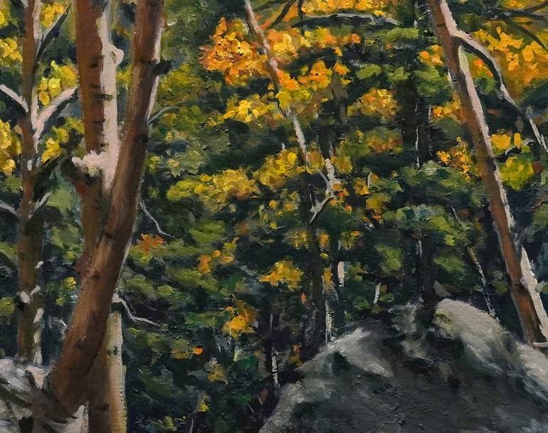 Original Impressionism Landscape Painting by Daniel Fishback