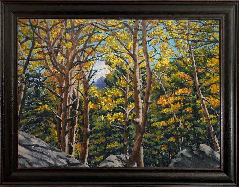 Original Impressionism Landscape Painting by Daniel Fishback