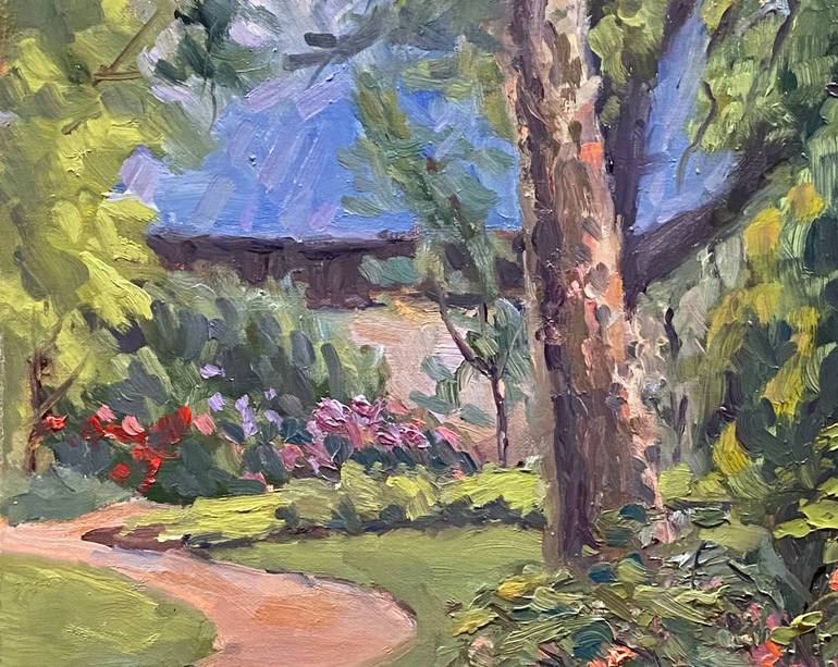 Original Impressionism Landscape Painting by Daniel Fishback