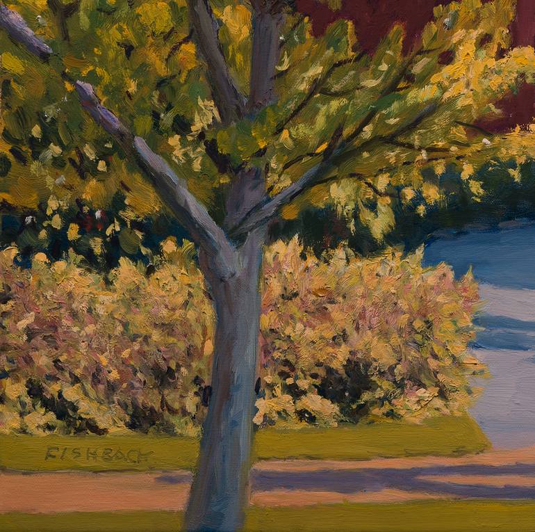Original Impressionism Landscape Painting by Daniel Fishback