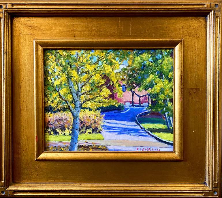 Original Impressionism Landscape Painting by Daniel Fishback