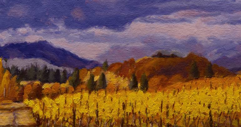 Original Impressionism Landscape Painting by Daniel Fishback