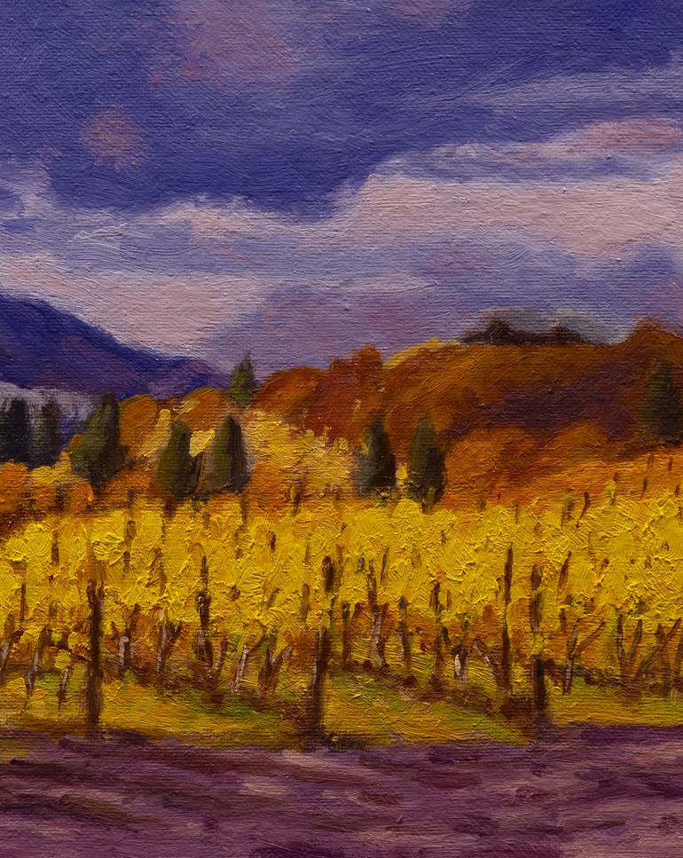 Original Impressionism Landscape Painting by Daniel Fishback