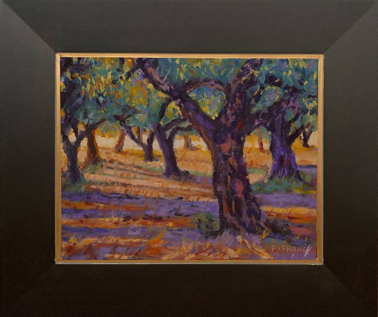 Original Impressionism Landscape Painting by Daniel Fishback
