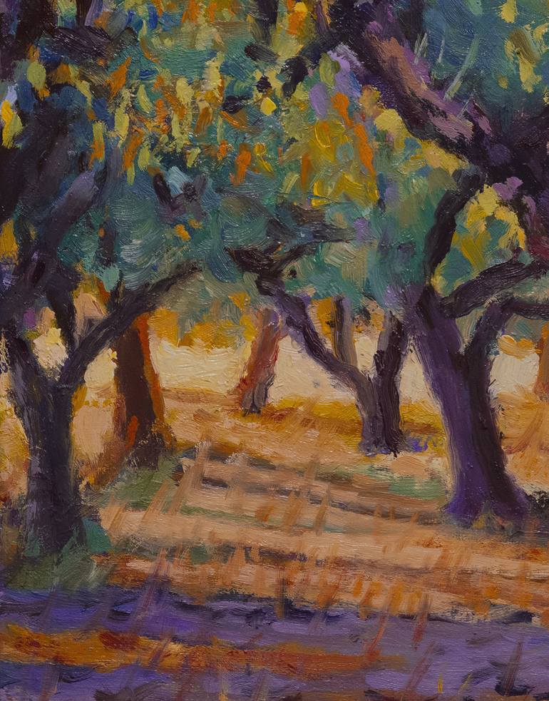 Original Impressionism Landscape Painting by Daniel Fishback