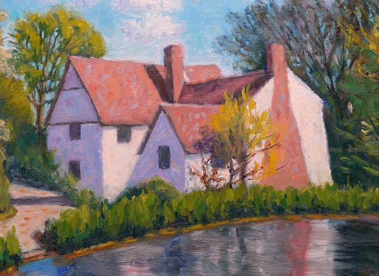 Original Impressionism Landscape Painting by Daniel Fishback