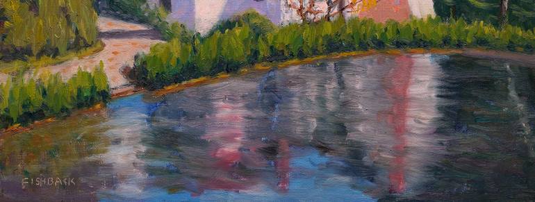 Original Impressionism Landscape Painting by Daniel Fishback