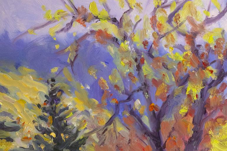 Original Impressionism Landscape Painting by Daniel Fishback