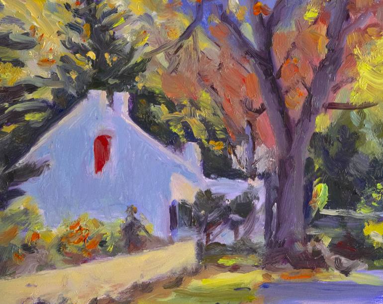 Original Impressionism Landscape Painting by Daniel Fishback