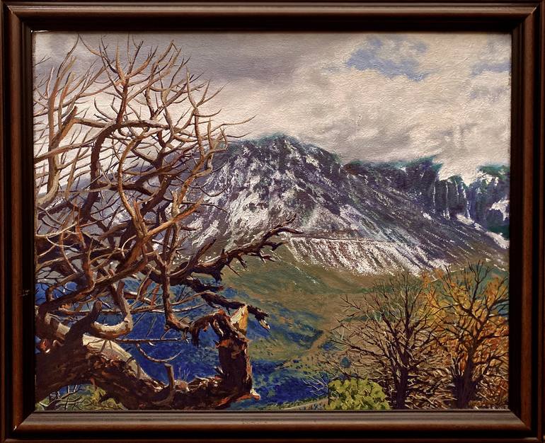 Original Impressionism Landscape Painting by Daniel Fishback