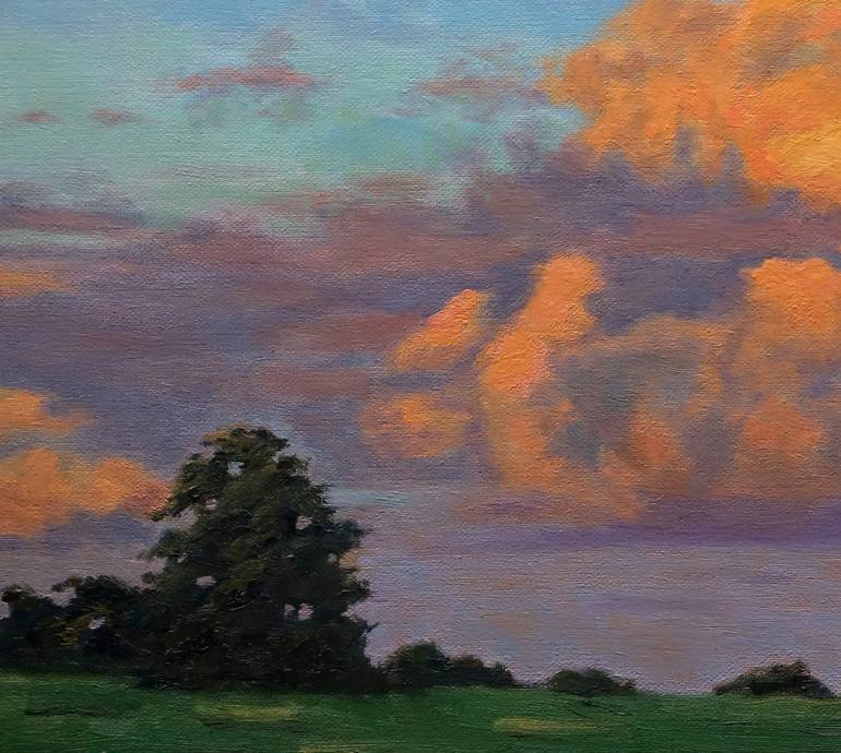 Original Impressionism Landscape Painting by Daniel Fishback