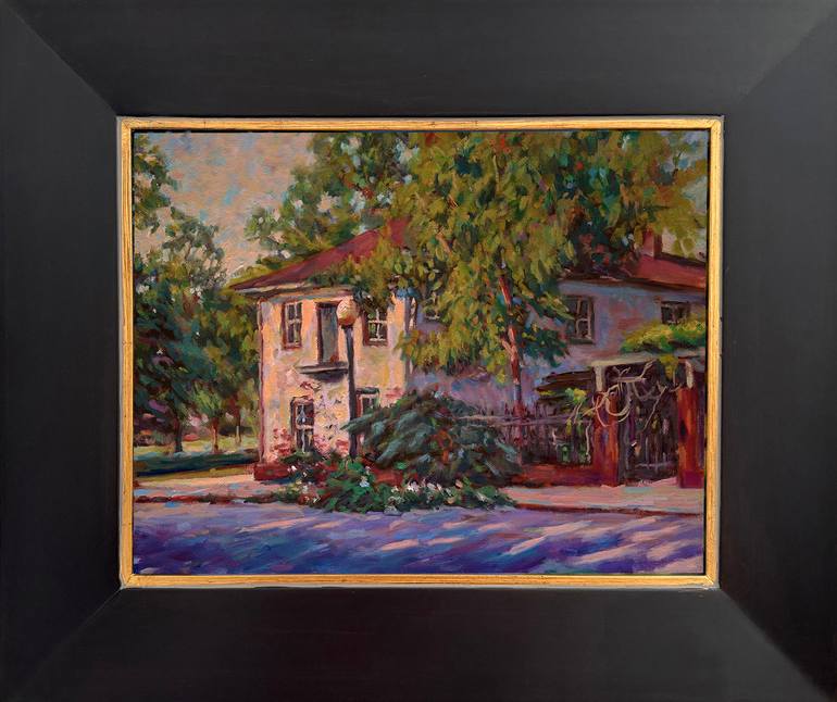 Original Impressionism Landscape Painting by Daniel Fishback