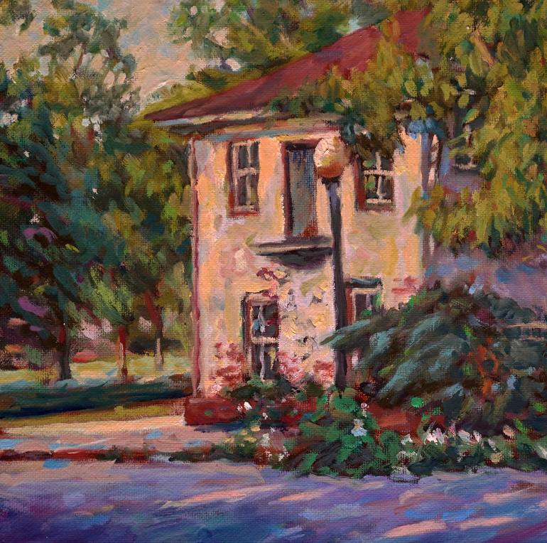 Original Impressionism Landscape Painting by Daniel Fishback