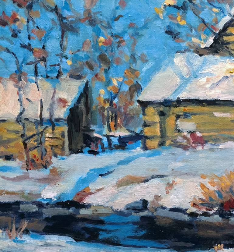 Original Impressionism Landscape Painting by Daniel Fishback