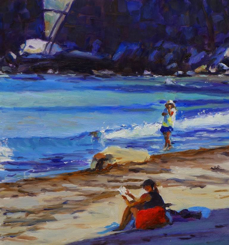 Original Impressionism Landscape Painting by Daniel Fishback