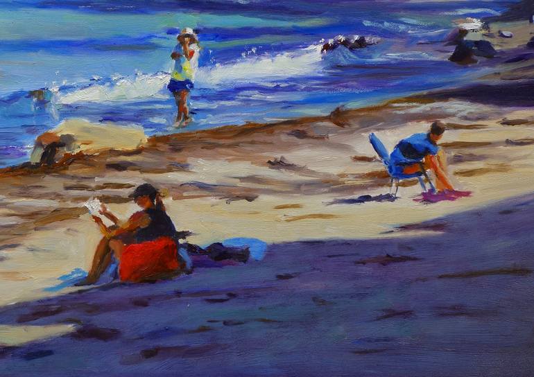 Original Impressionism Landscape Painting by Daniel Fishback