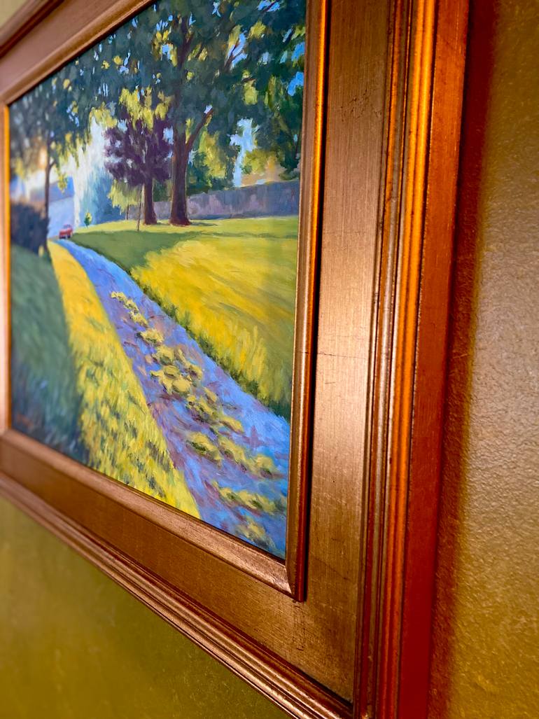 Original Impressionism Landscape Painting by Daniel Fishback
